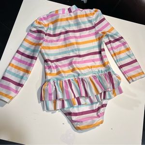 Toddler long sleeve bathing suit.
